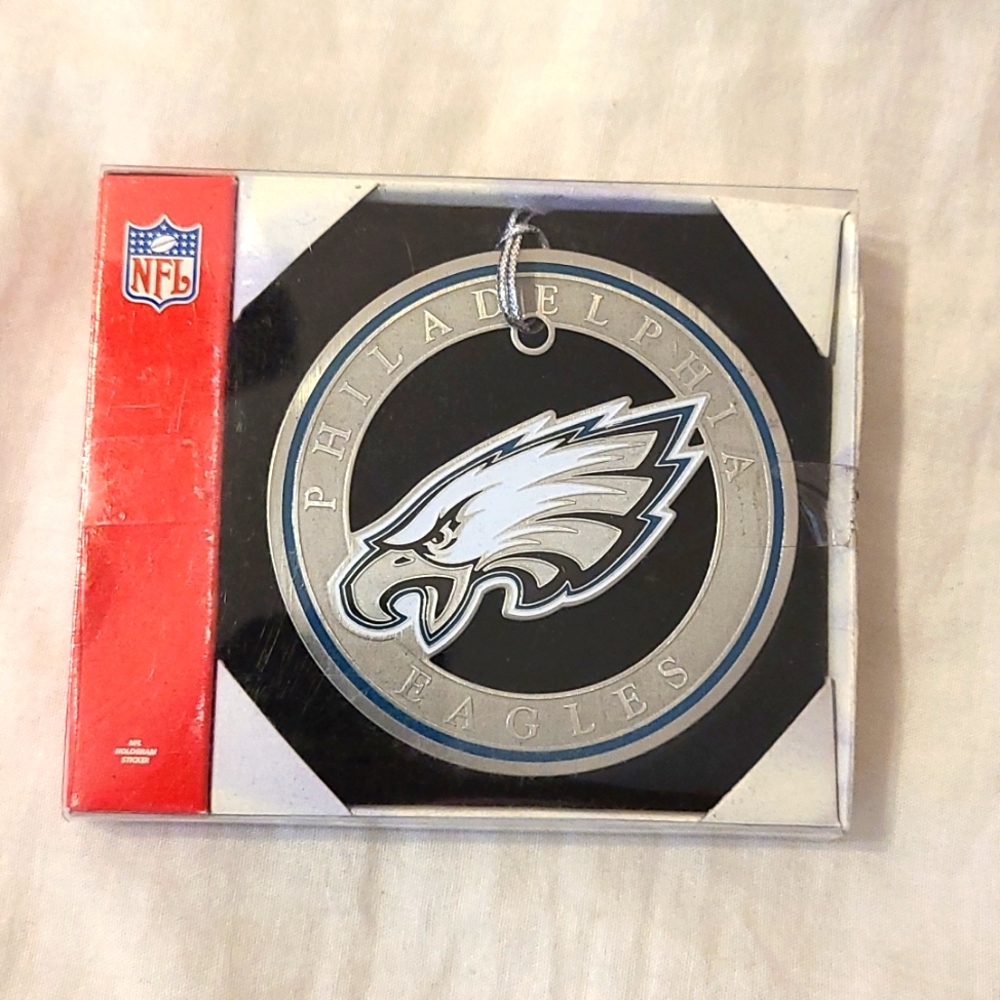 🏈NFL Philadelphia Eagles Logo Round Christmas Ornament🎄